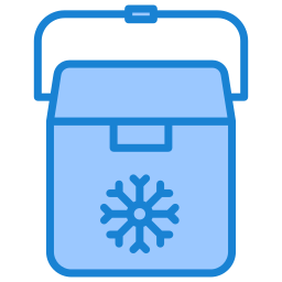 caja de hielo icono