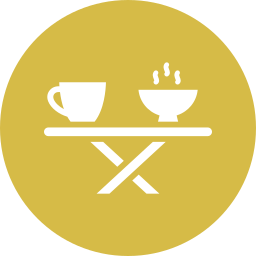 tavolo da tè icona
