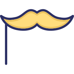 moustaches Icône