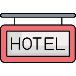 Знак отеля иконка