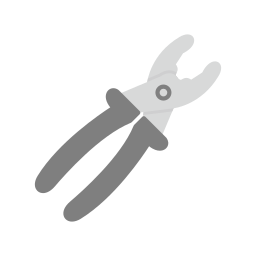 Needle nose pliers icon