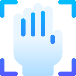 손바닥 인식 icon