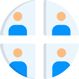 segment klientów ikona