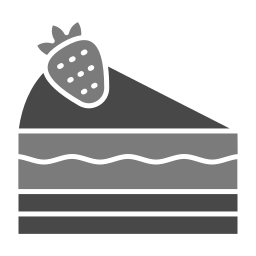 Cake piece icon
