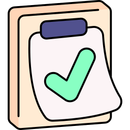 lista de verificación icono