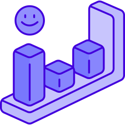 diagramme à bandes Icône