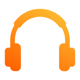 Music headphones icon