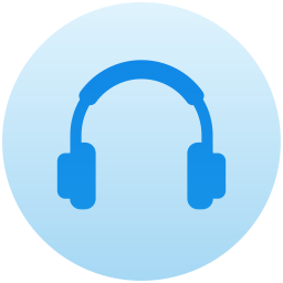 Music headphones icon