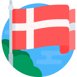 drapeau danemark Icône