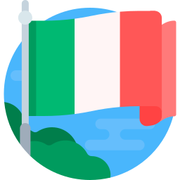 bandera italiana icono