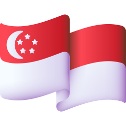 singaporese vlag icoon