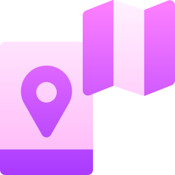 모바일 지도 icon
