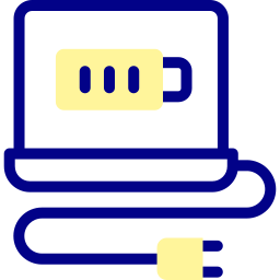 Laptop charge icon