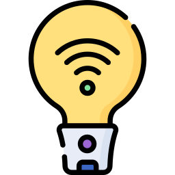 slimme lamp icoon
