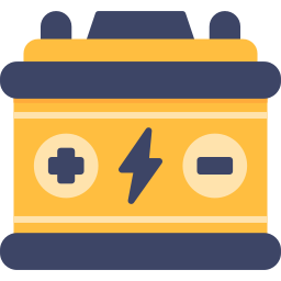 Car battery icon