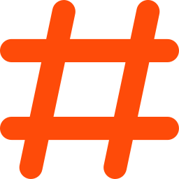 Hashtag icon