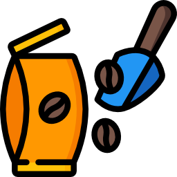 granos de café icono