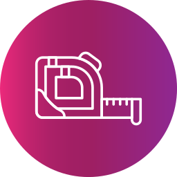 Measuring tape icon