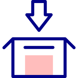 Открытая коробка иконка