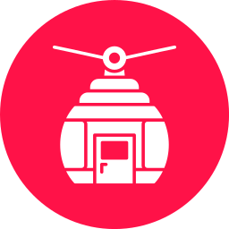 Cable car cabin icon