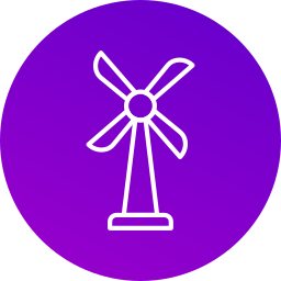 Wind turbine icon