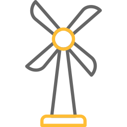 Wind turbine icon