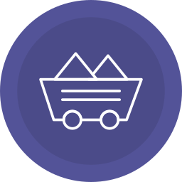 Mining cart icon