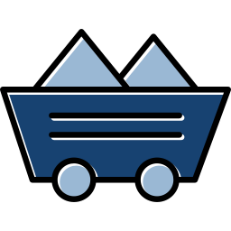 Mining cart icon