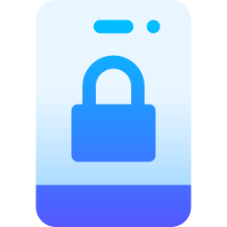 Mobile lock icon