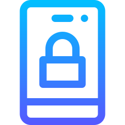 Mobile lock icon