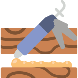 pistolet à calfeutrer Icône