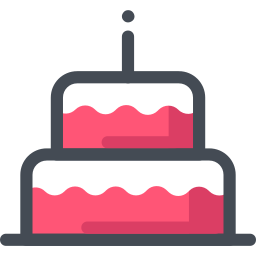 Birthday cake icon