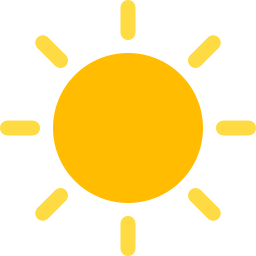 soleil Icône