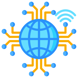 sieć globalna ikona