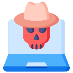 Cyber crime icon