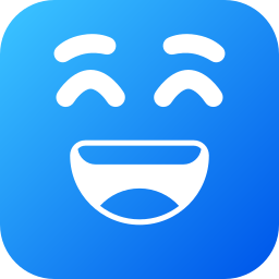 Laugh-beam icon