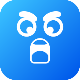 Angry face icon