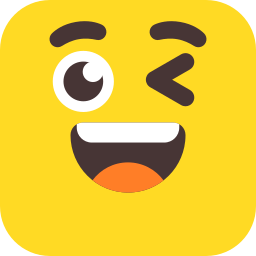 Laugh-wink icon