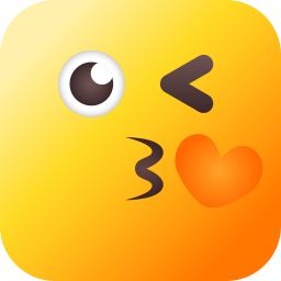 beso-guiño-corazon icono