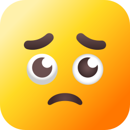 Sad face icon