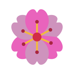 flor de cerezo icono