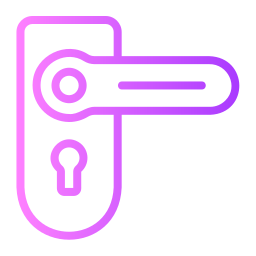 Door lock icon