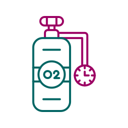 bouteille d'oxygène Icône