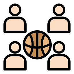 gracz koszykówki ikona