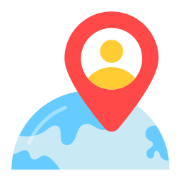 gebruiker locatie icoon