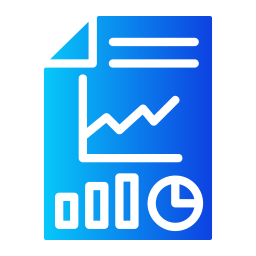 rapport de données Icône