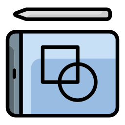 Graphic tablet icon