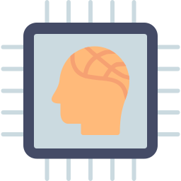 Processor chip icon