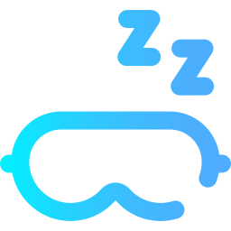 Sleeping mask icon