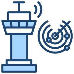 Air traffic control icon